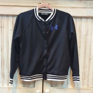 Under Armour, Cold Gear, Black Warm Up Jacket. YXL